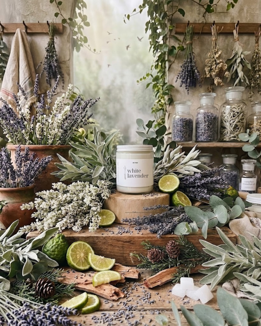 white lavender | soy wax candle by en mer