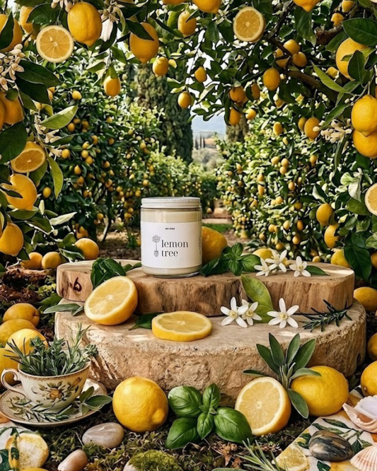 lemon tree | soy wax candle by en mer
