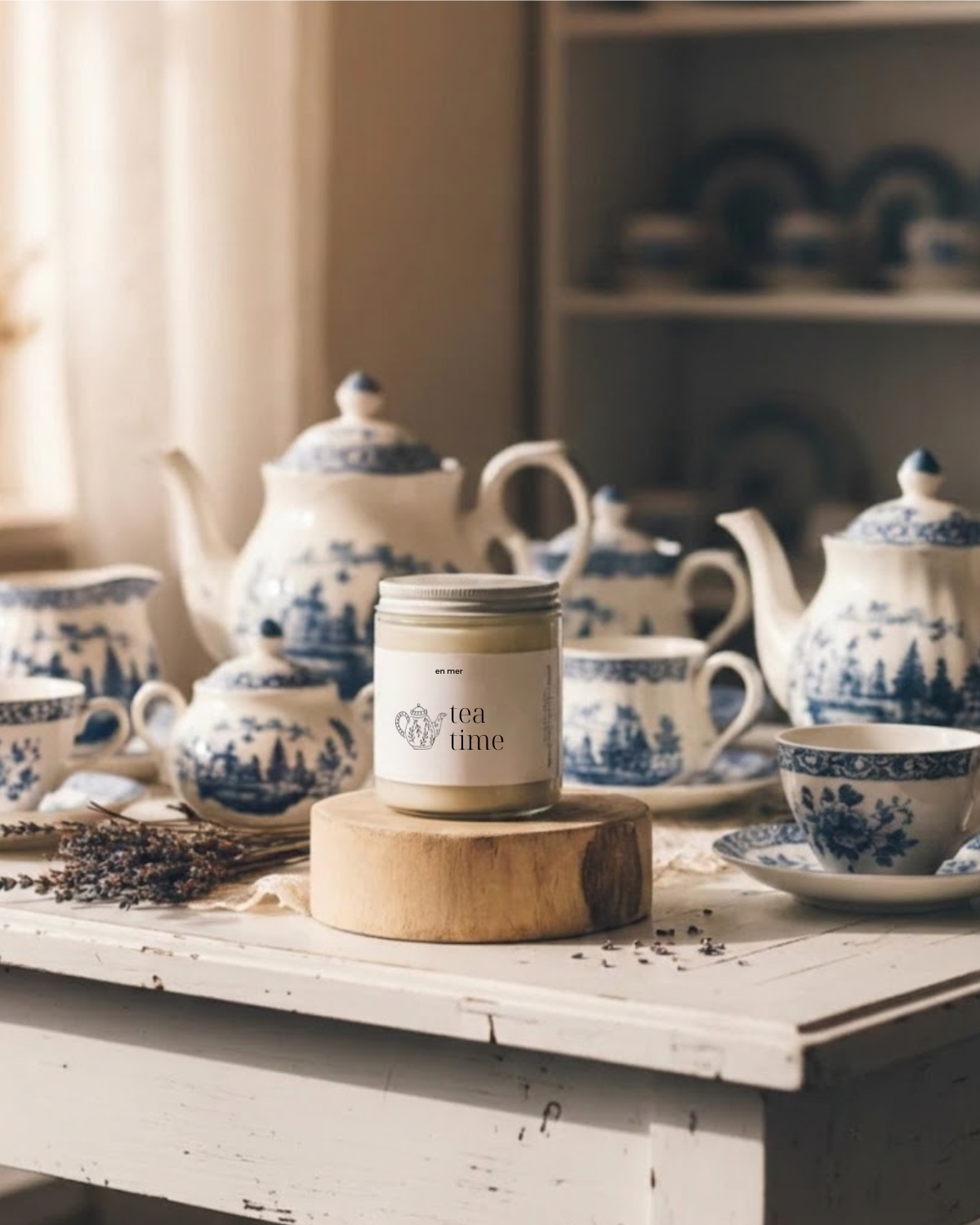 tea time | soy wax candle by en mer