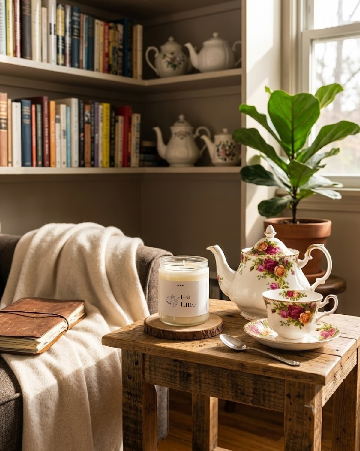 tea time | soy wax candle by en mer