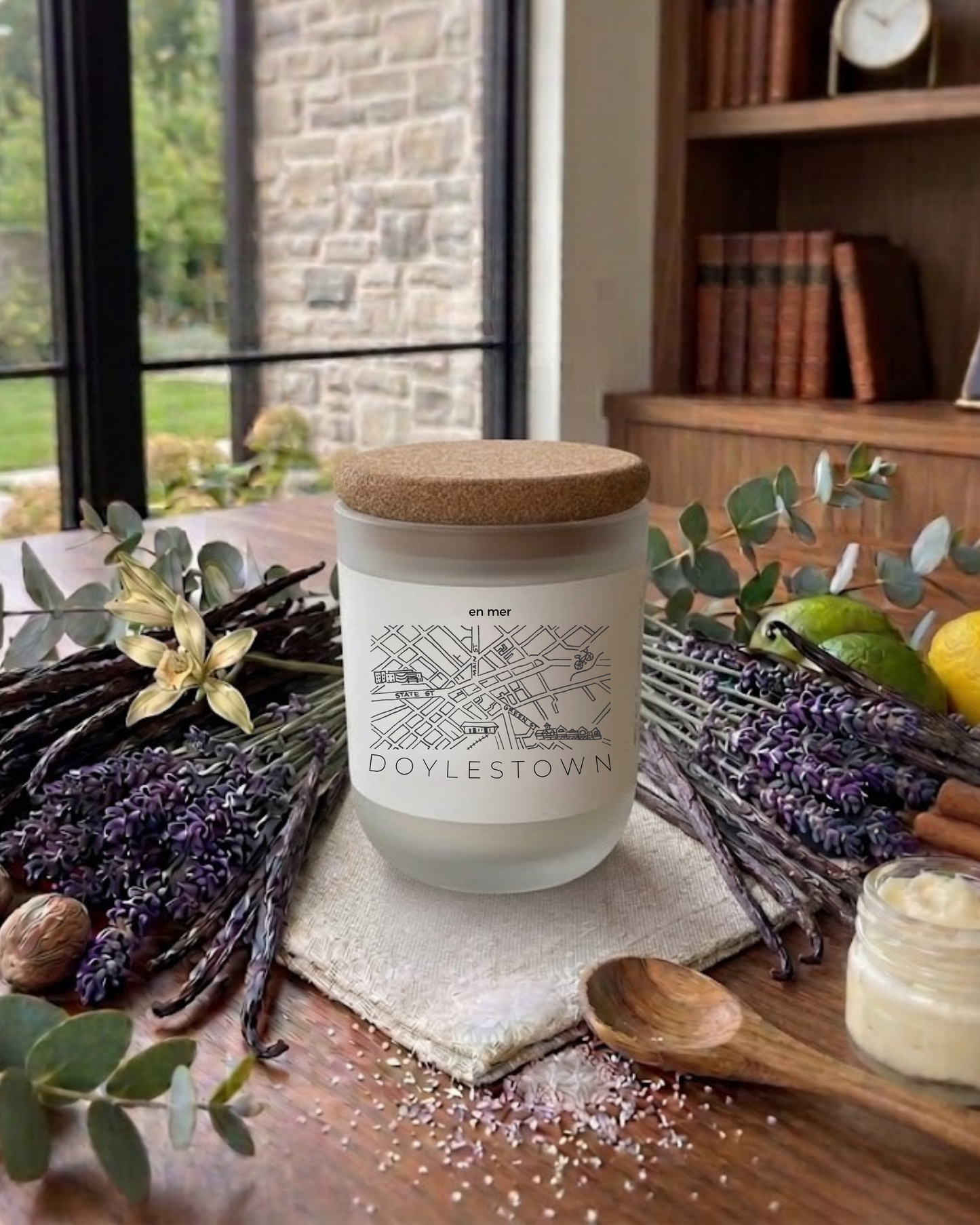 doylestown | sweet serenity soy wax candle by en mer