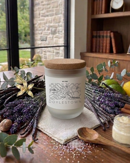 doylestown | sweet serenity soy wax candle by en mer