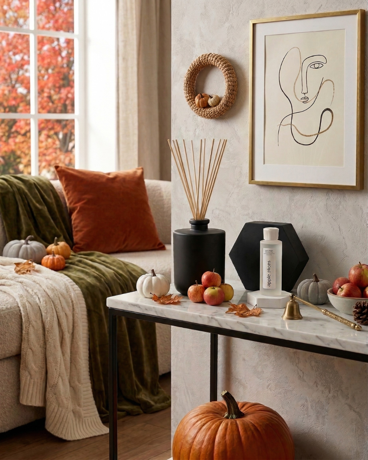 apple slices | reed diffuser base by en mer