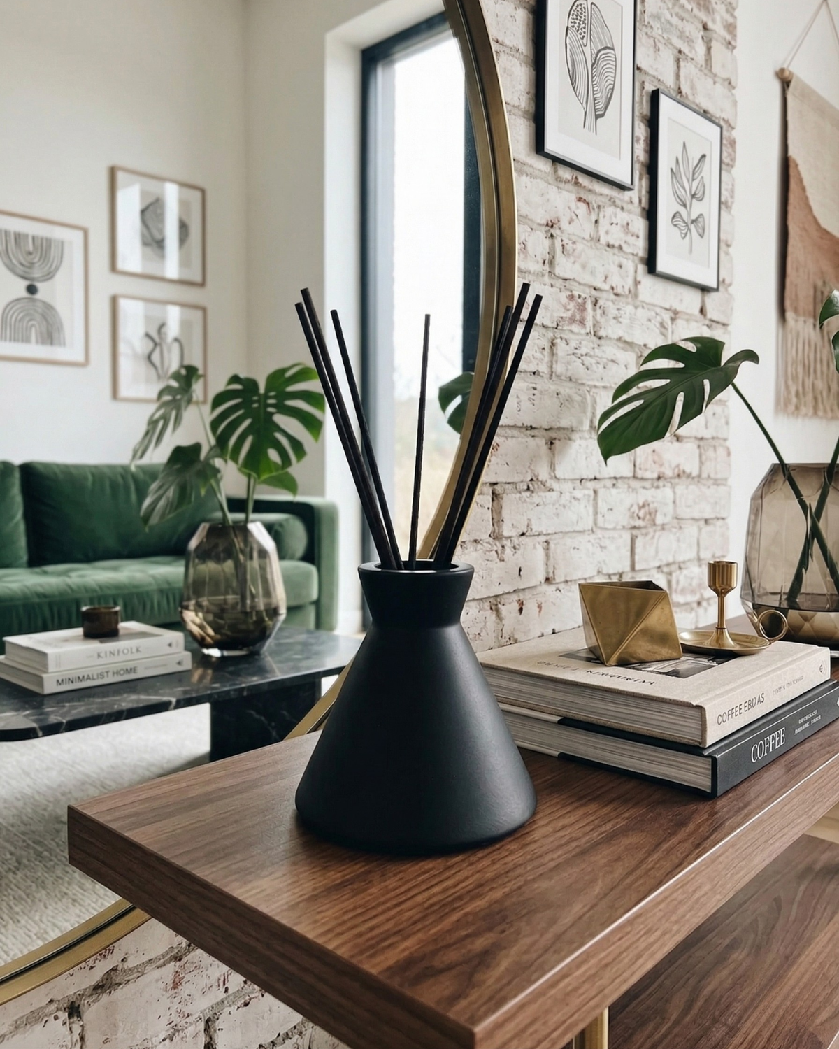 en mer | modern reed diffuser vessel