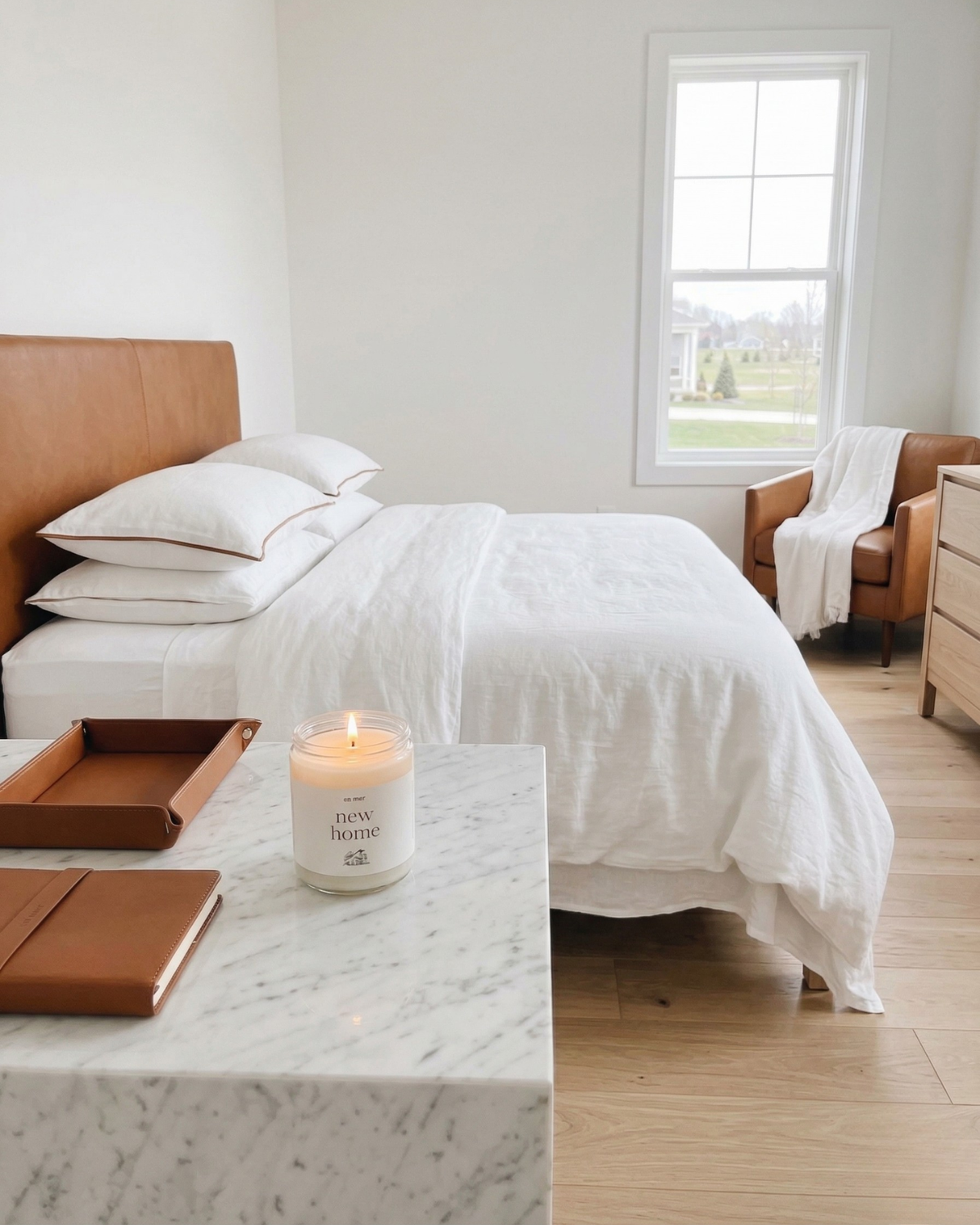new home | soy wax candle by en mer