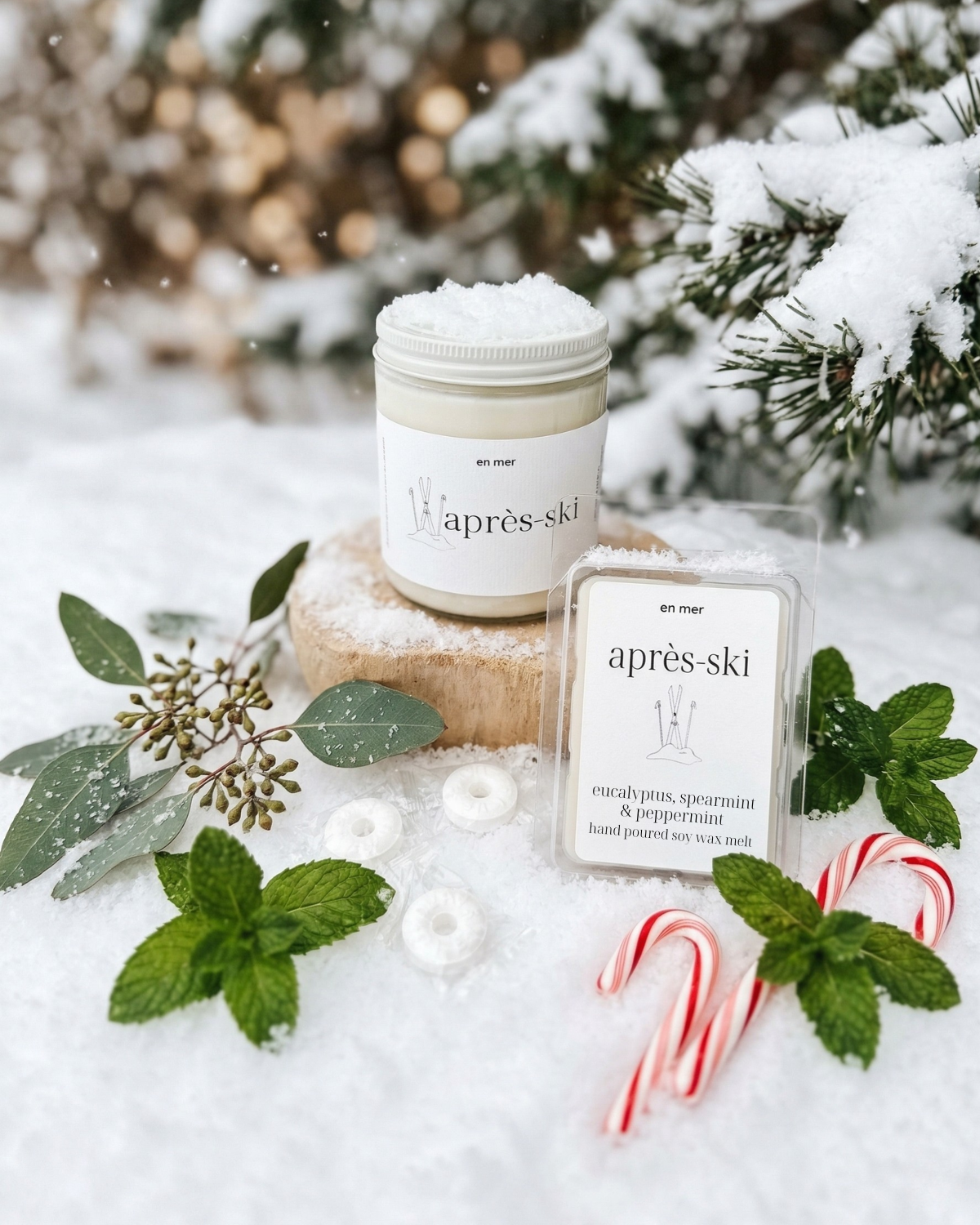 en mer | après-ski  | soy wax candle & melts