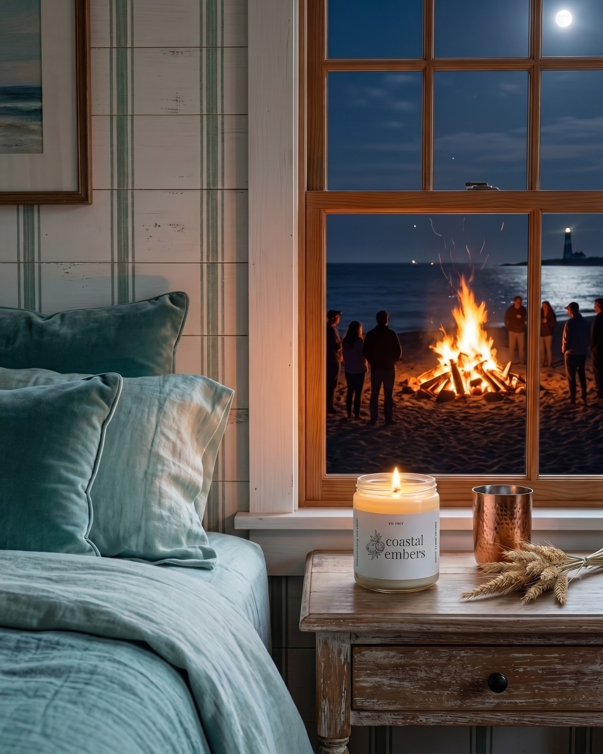 coastal embers | soy wax candle by en mer