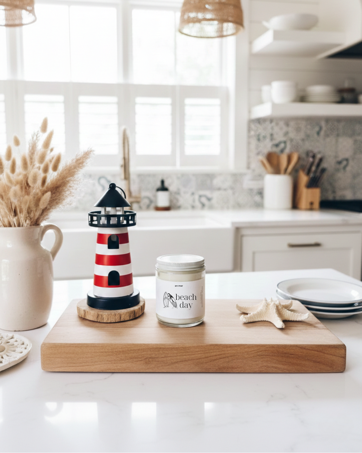 en mer | beach day | soy wax candle & melts