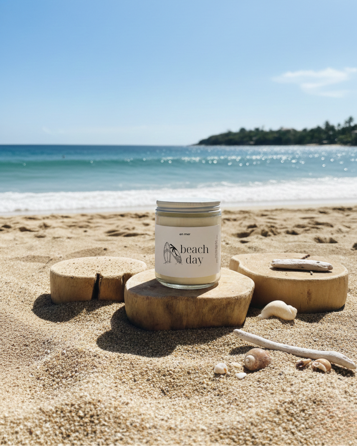 en mer | beach day | soy wax candle & melts