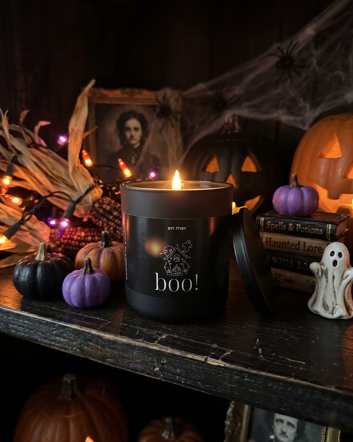 boo! | soy wax candle by en mer