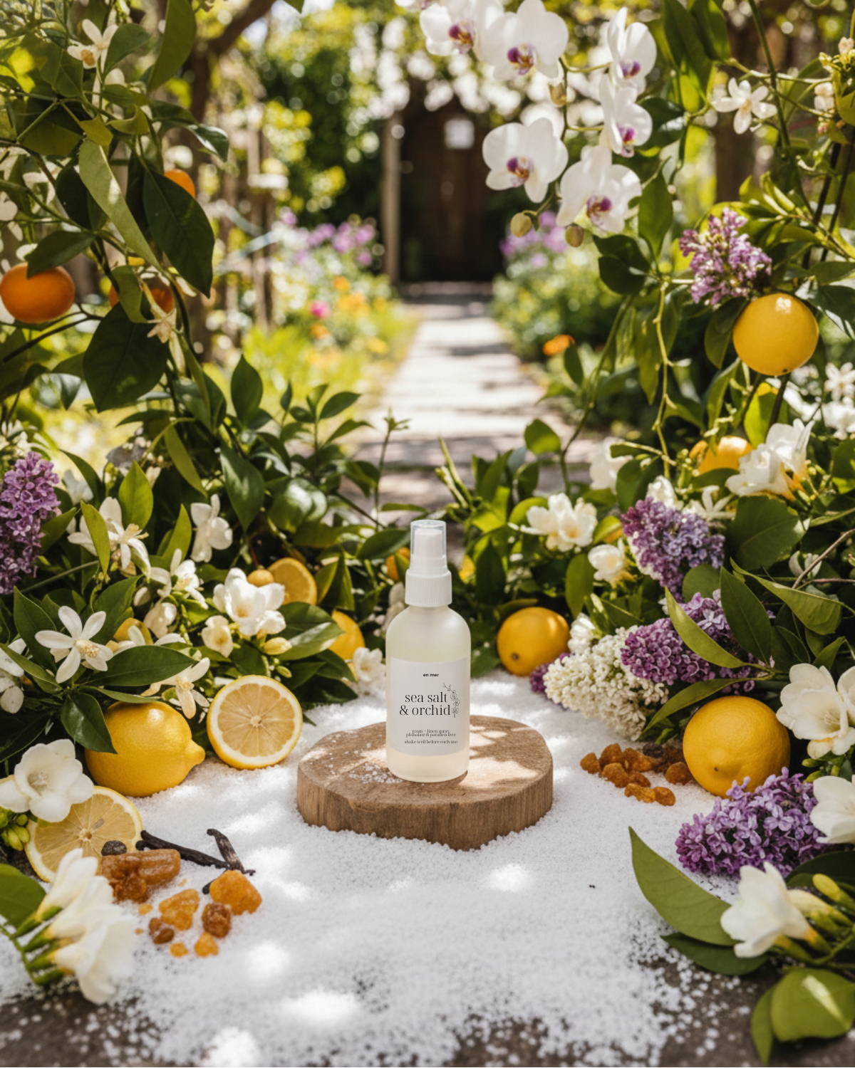 en mer | sea salt & orchid | room + linen spray