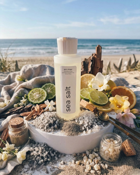 en mer | sea salt | reed diffuser base