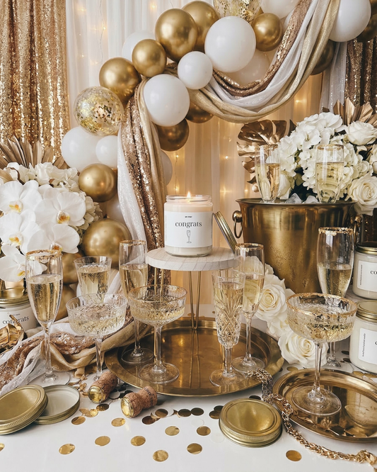 en mer | congrats | soy wax candle