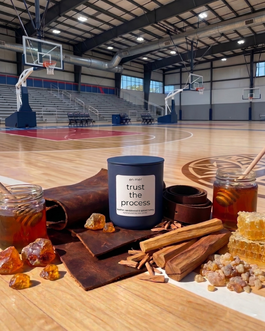 trust the process | soy wax candle by en mer