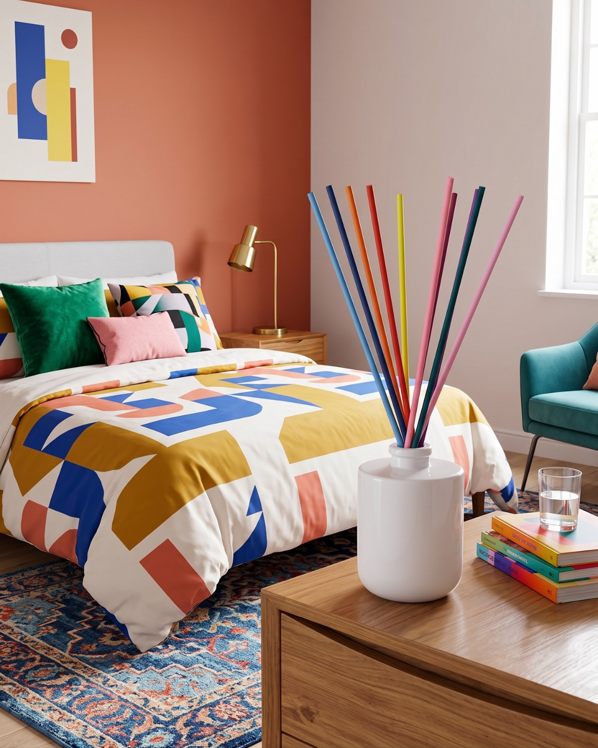 rainbow fiber diffuser reeds by en mer | limited edition