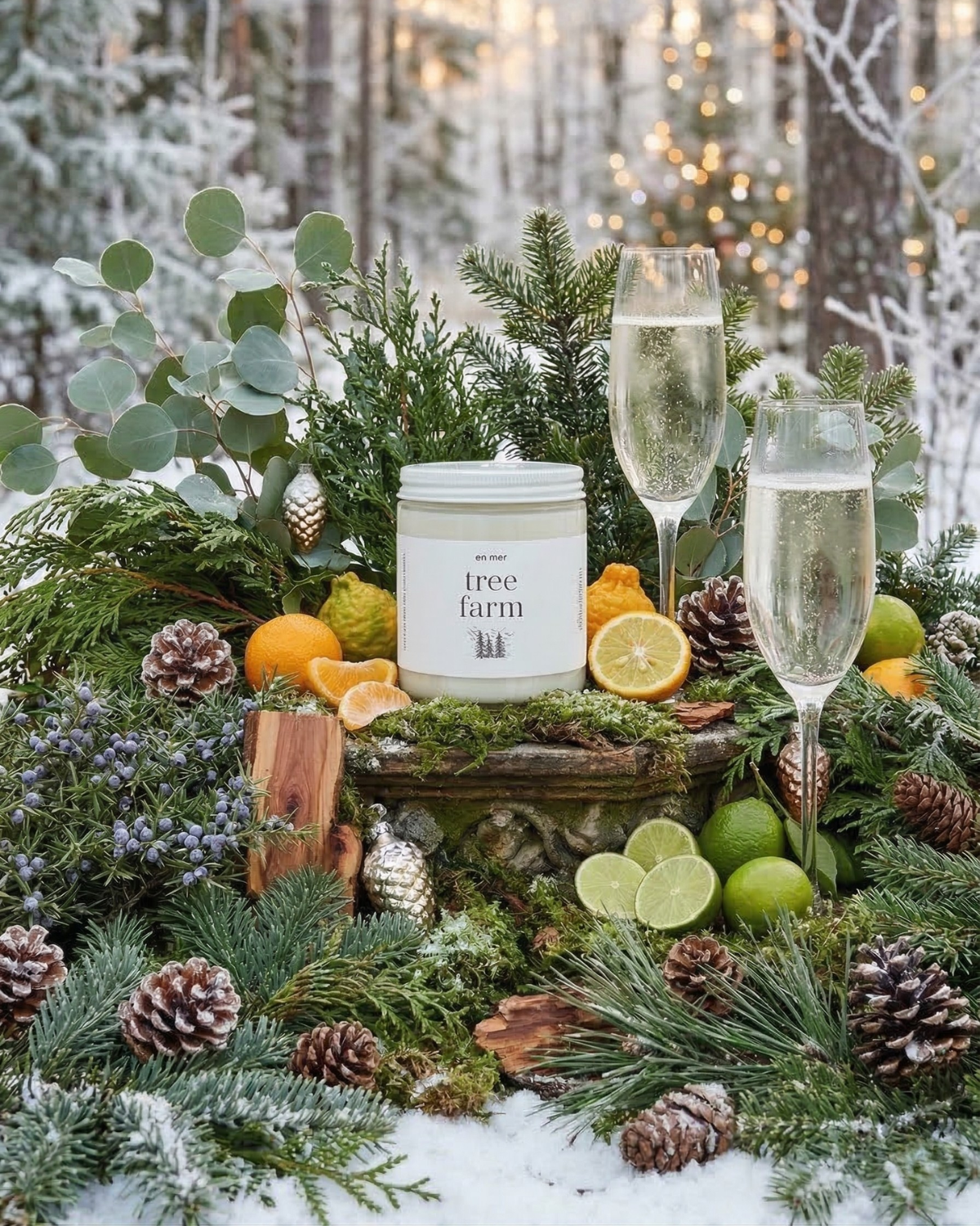tree farm | soy wax candle by en mer