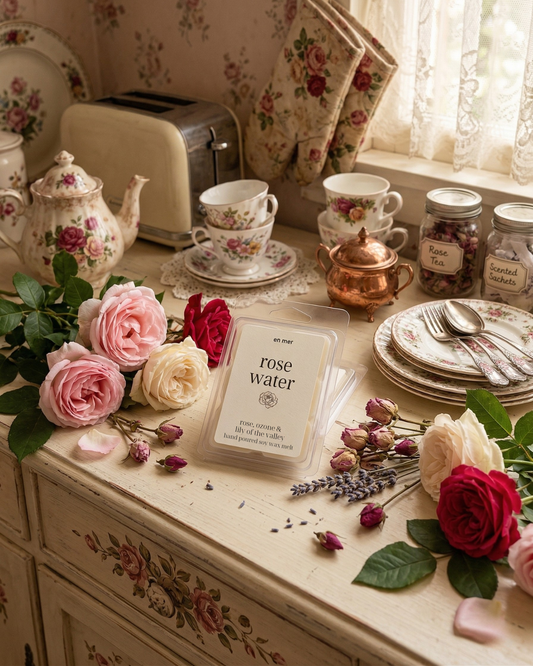 rose water | soy wax melt by en mer