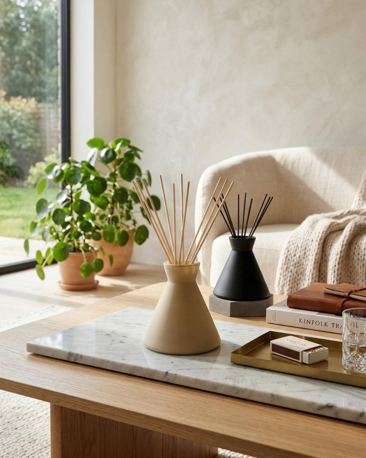 en mer | modern reed diffuser vessel