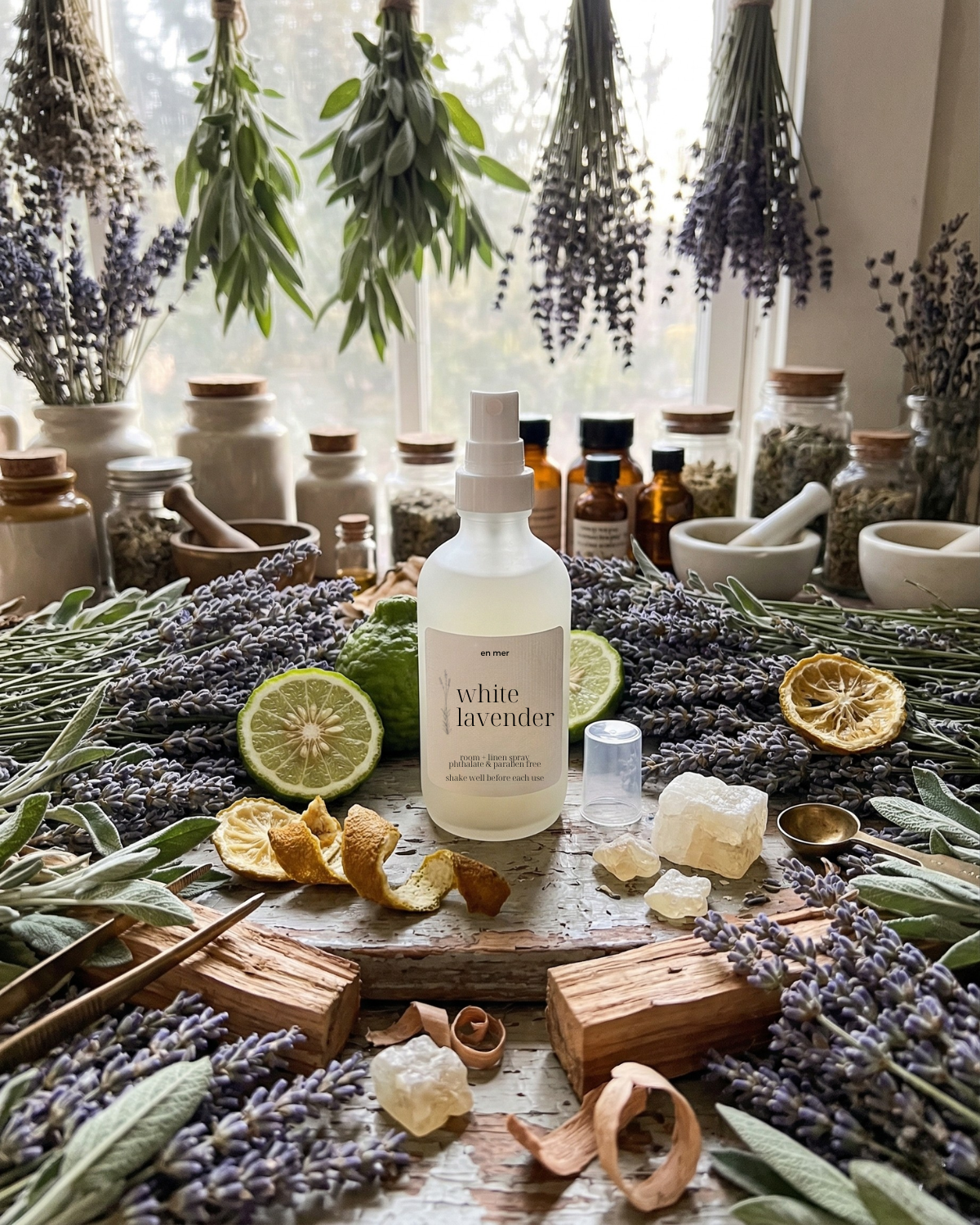 white lavender | room + linen spray by en mer