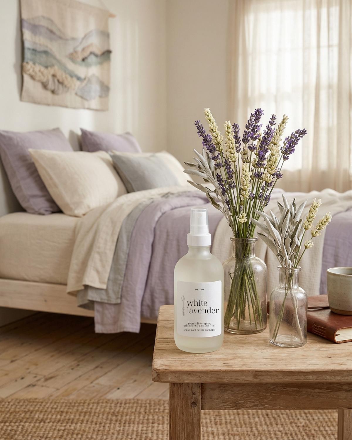 white lavender | room + linen spray by en mer
