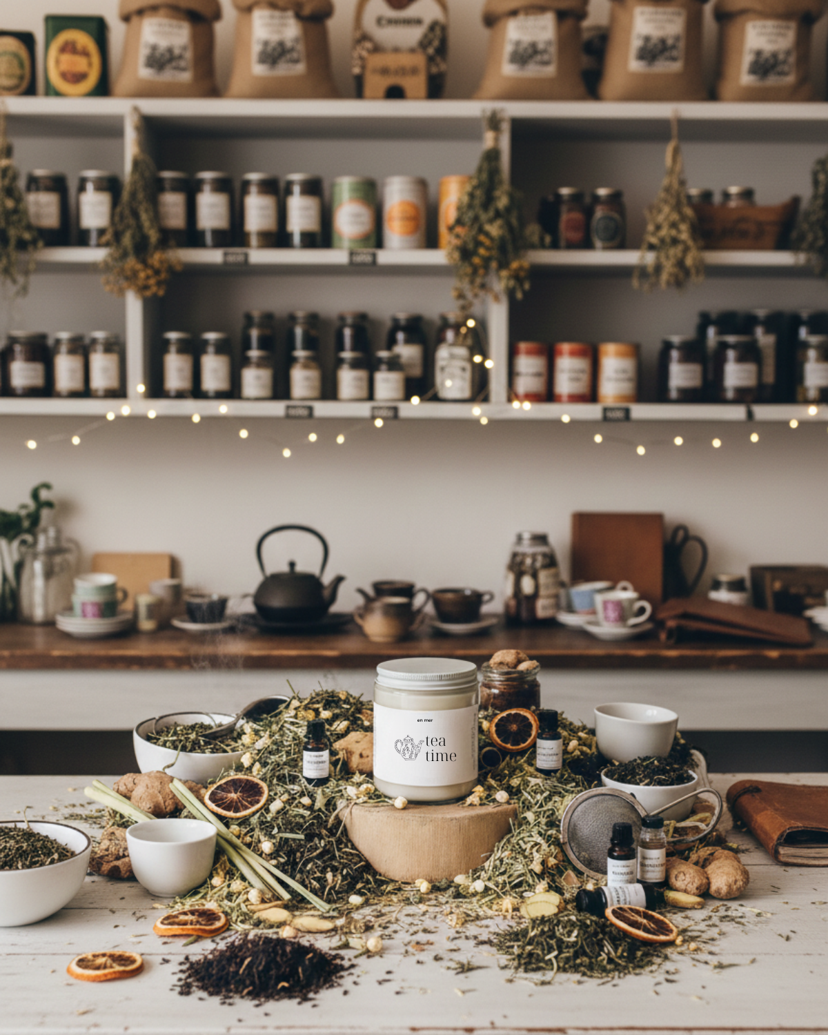 tea time | soy wax candle by en mer