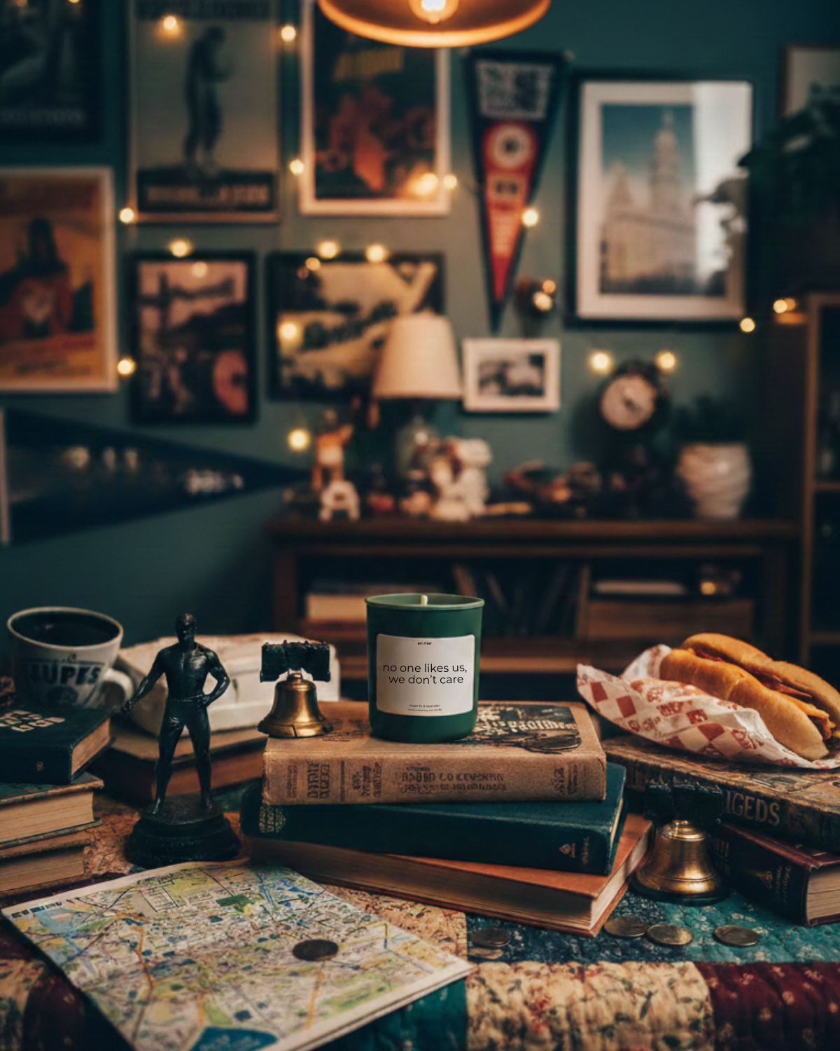 en mer | no one likes us, we don't care | soy wax candle