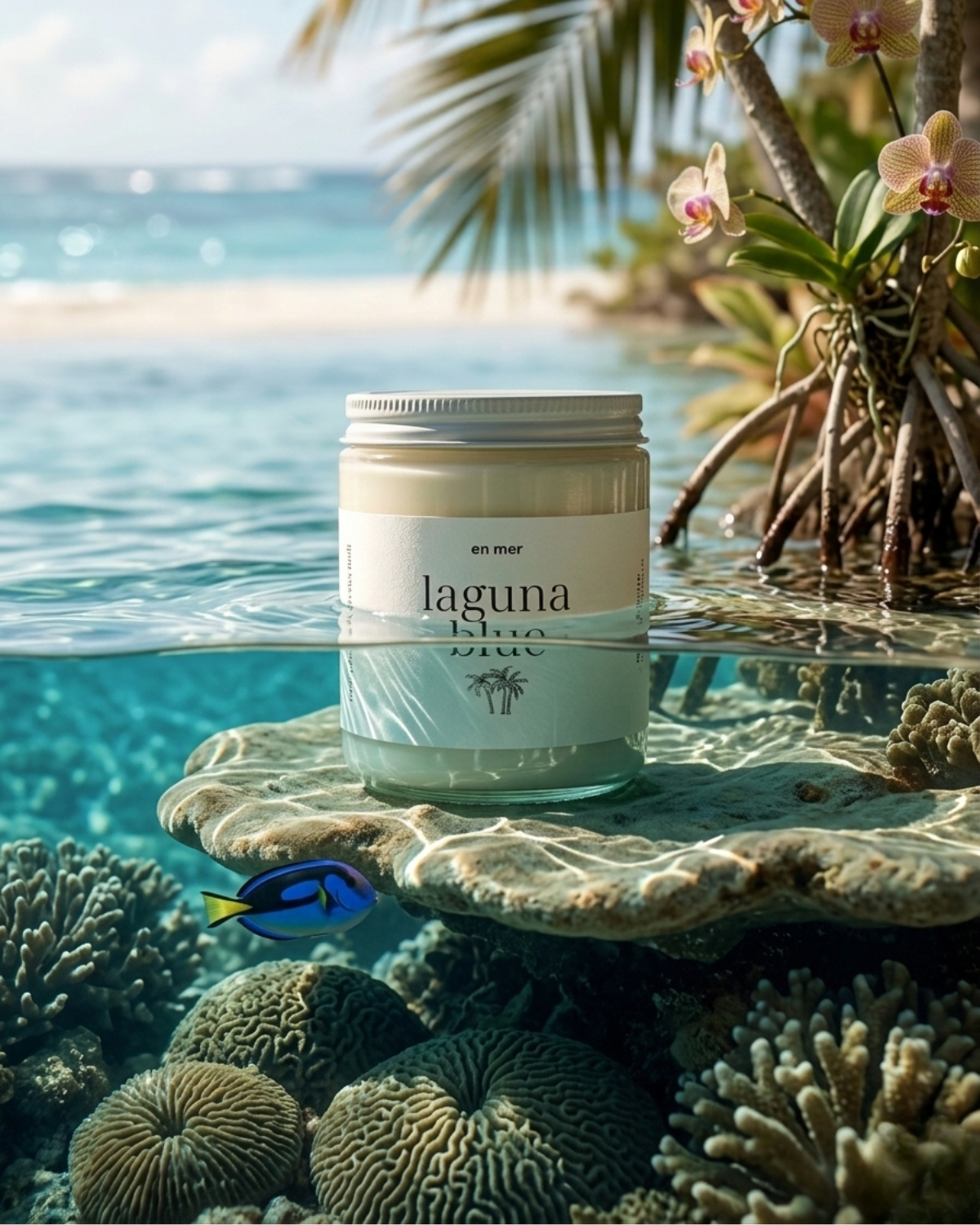 en mer | laguna blue | soy wax candle & melts