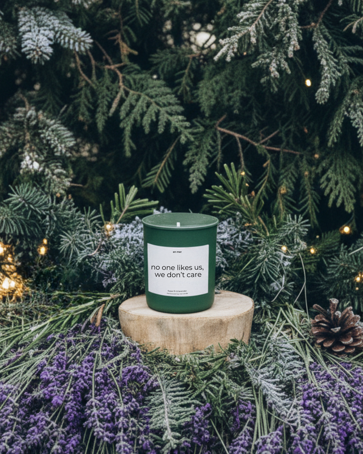 en mer | no one likes us, we don't care | soy wax candle