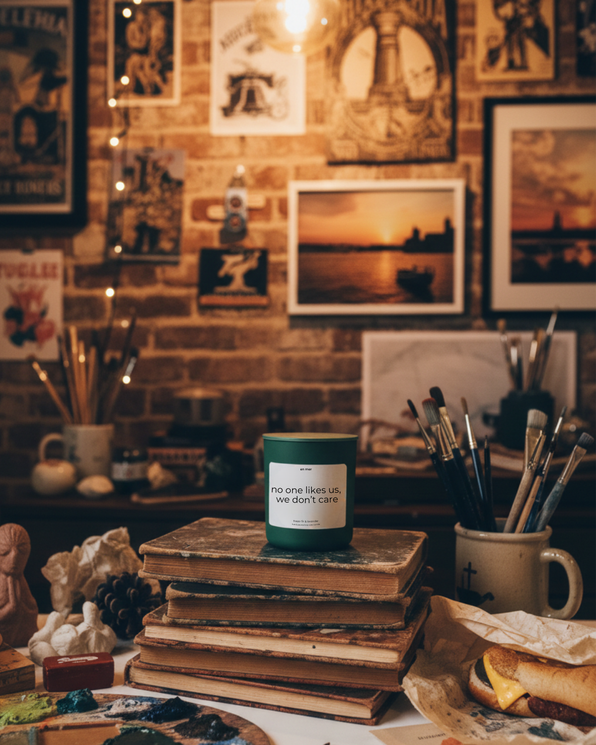 en mer | no one likes us, we don't care | soy wax candle