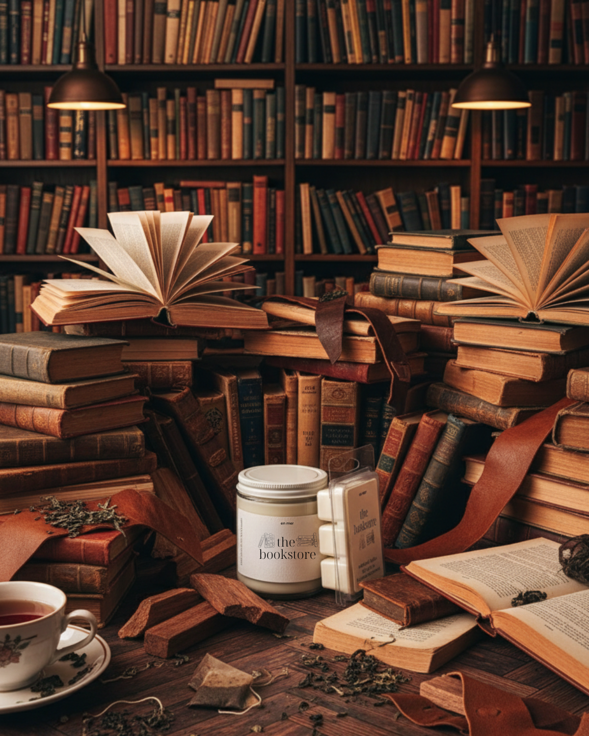en mer | the bookstore | soy wax candle & melts