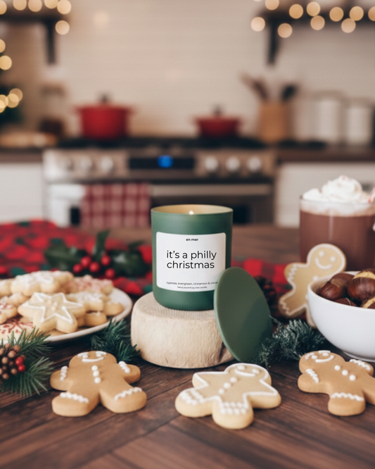 en mer | it's a philly christmas | soy wax candle