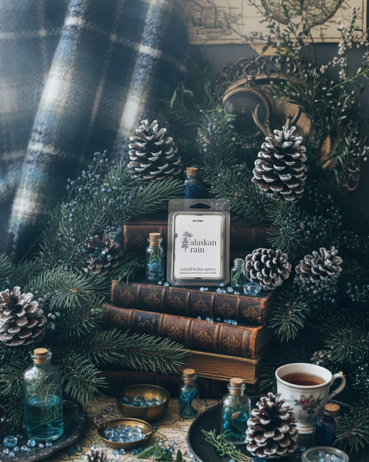 en mer | alaskan rain | soy wax candle & melts