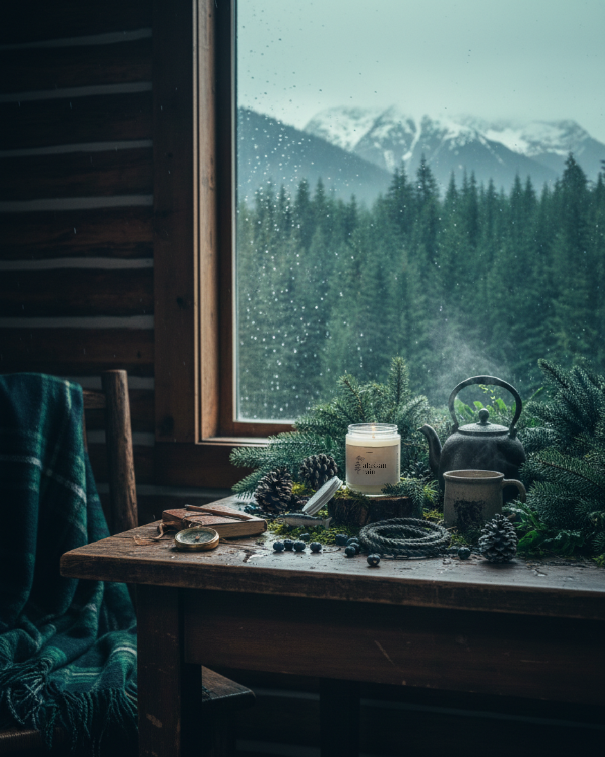 en mer | alaskan rain | soy wax candle & melts