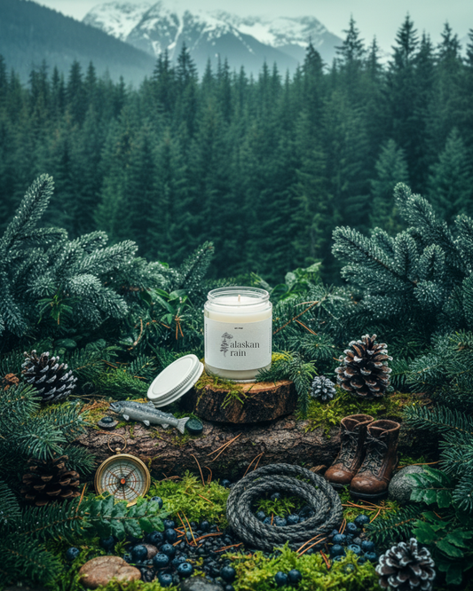 en mer | alaskan rain | soy wax candle & melts
