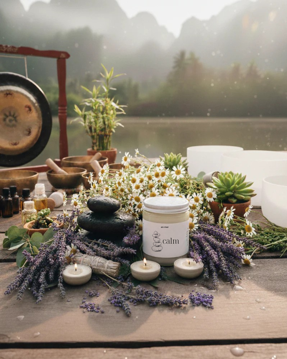 en mer | calm | soy wax candle & melts by