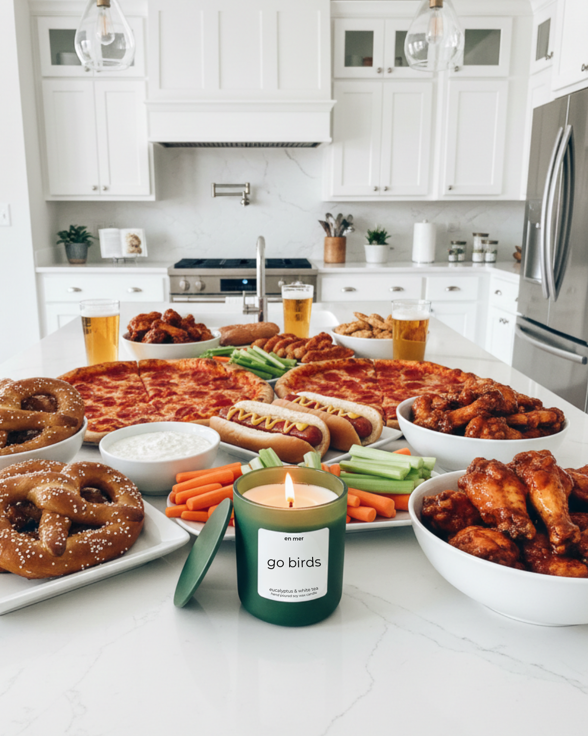 en mer | go birds | soy wax candle