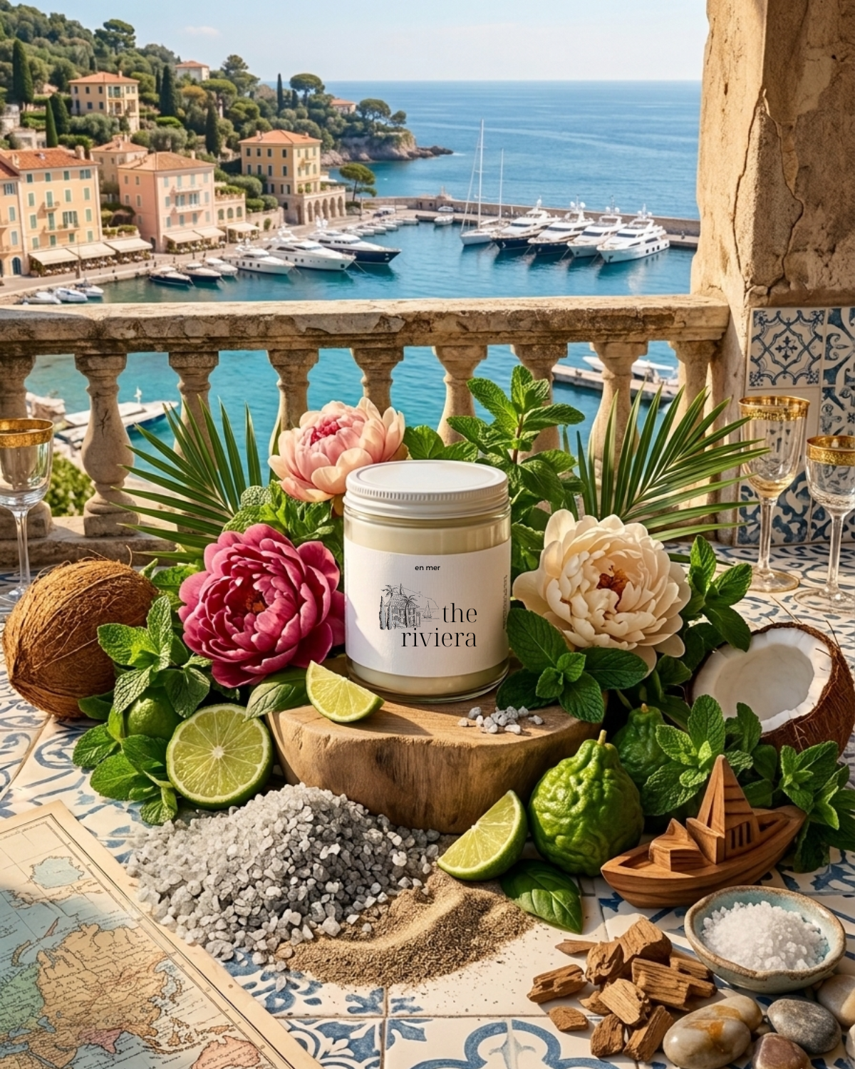 en mer | the riviera | soy wax candle & melts