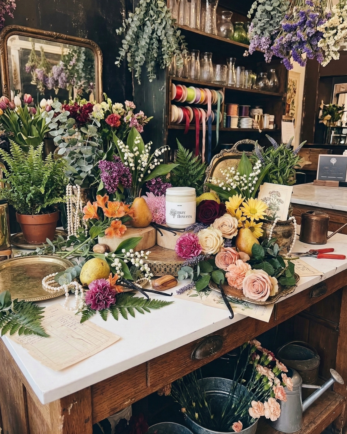 en mer | may flowers | soy wax candle & melts