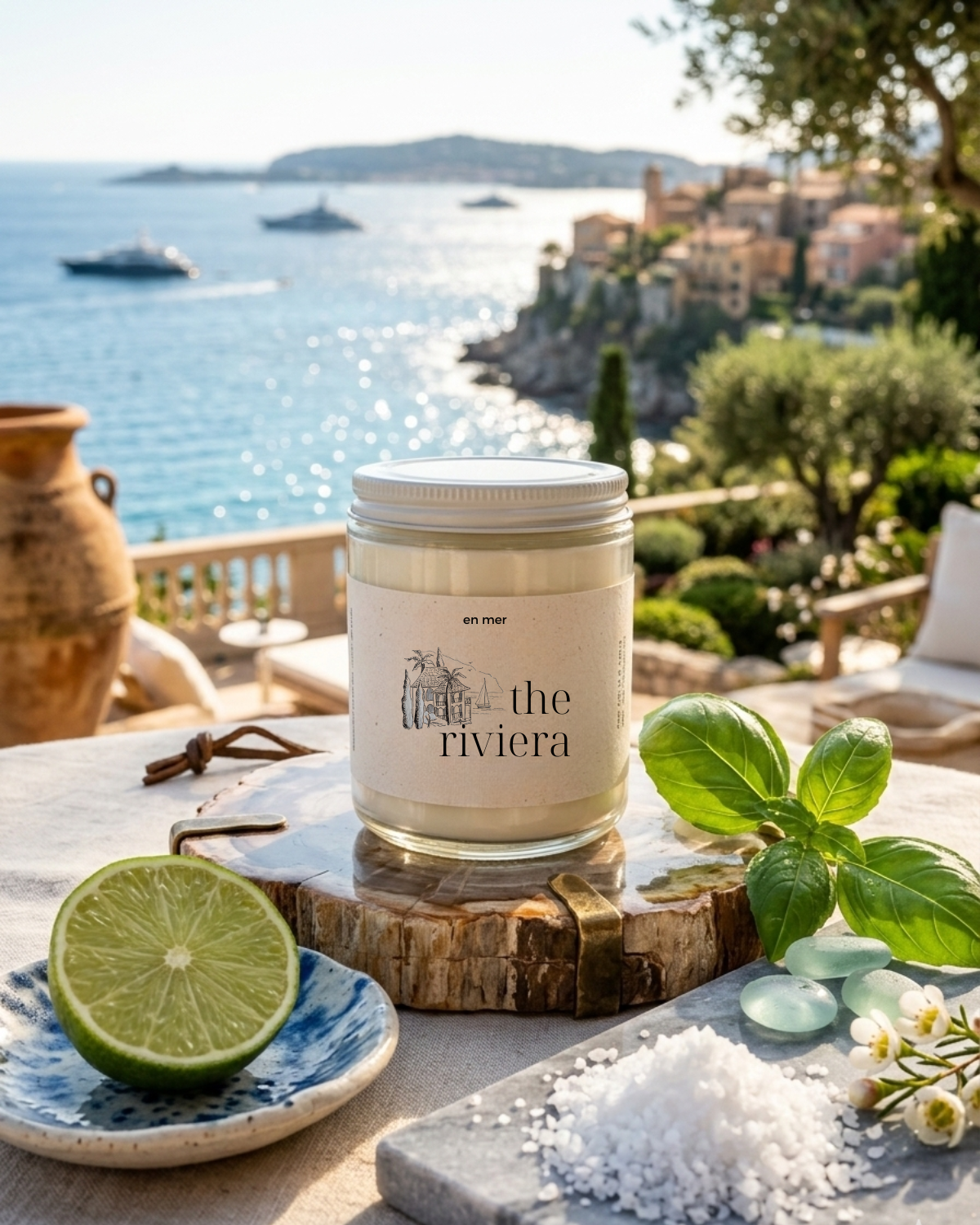 en mer | the riviera | soy wax candle & melts