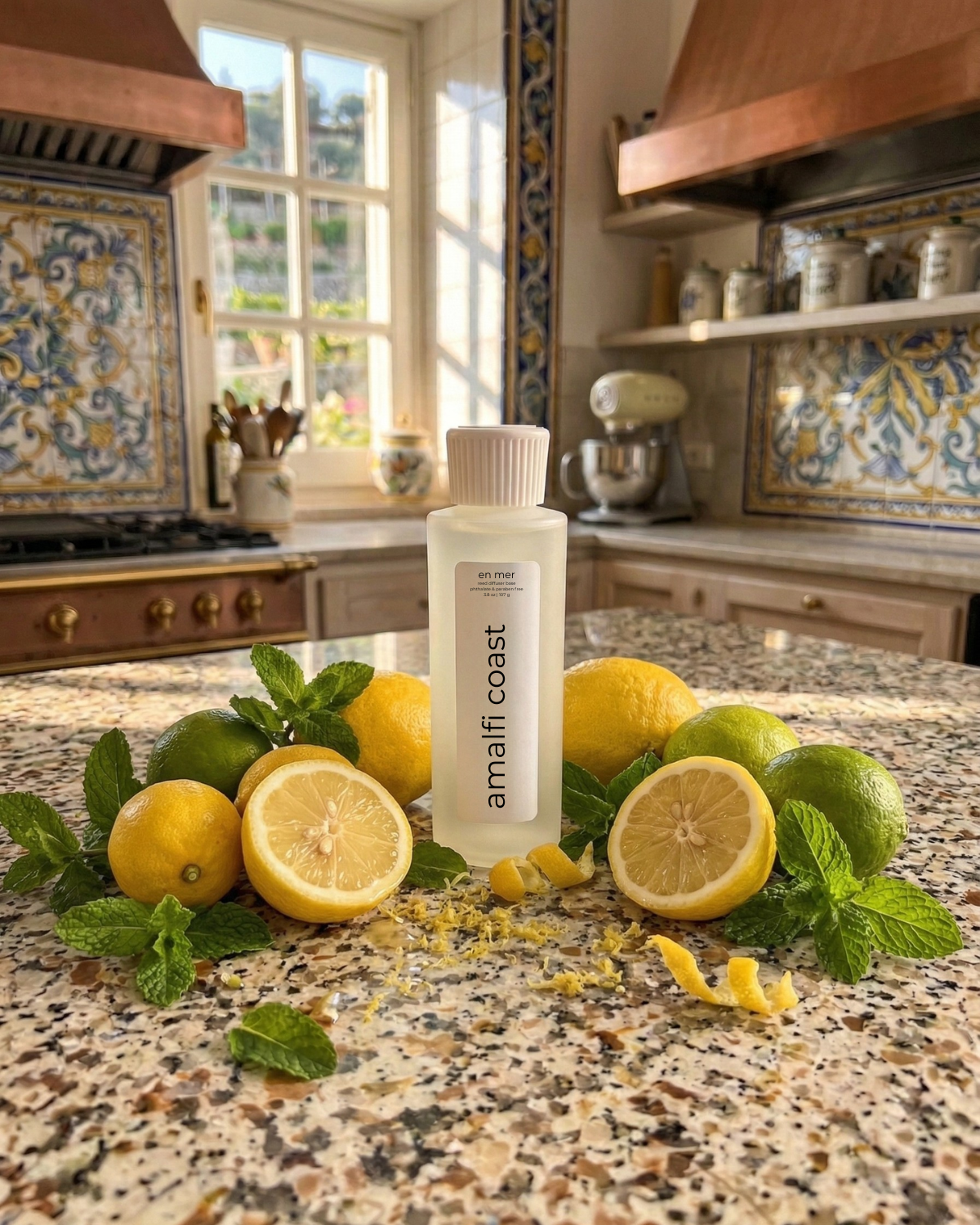 en mer | amalfi coast | reed diffuser base