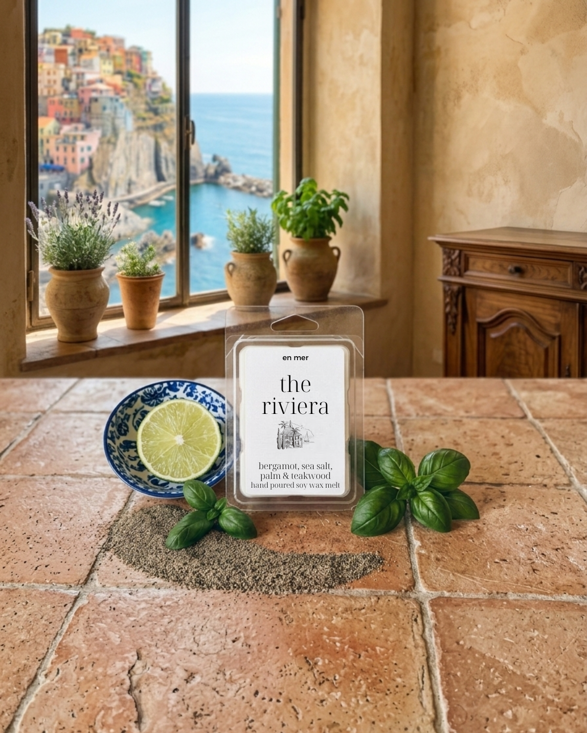 en mer | the riviera | soy wax candle & melts