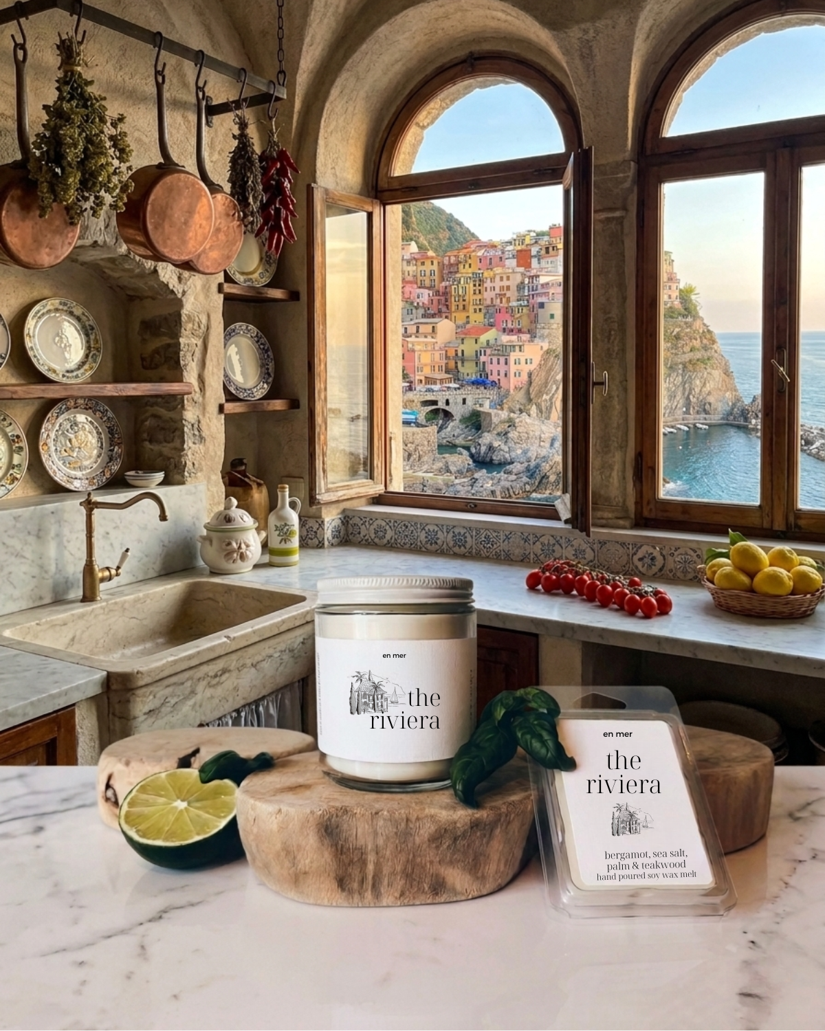 en mer | the riviera | soy wax candle & melts