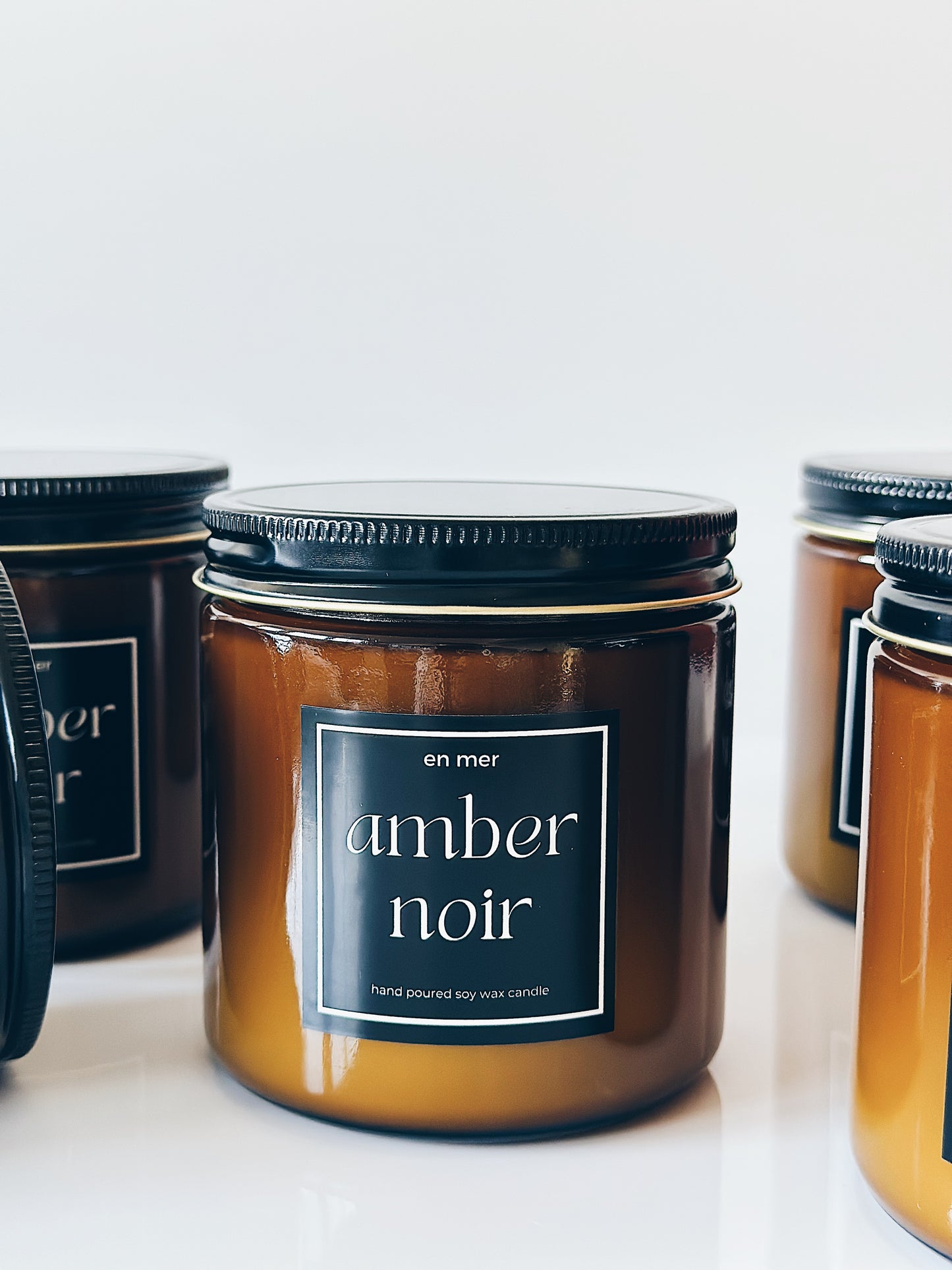 en mer LTD | amber noir | soy wax candles