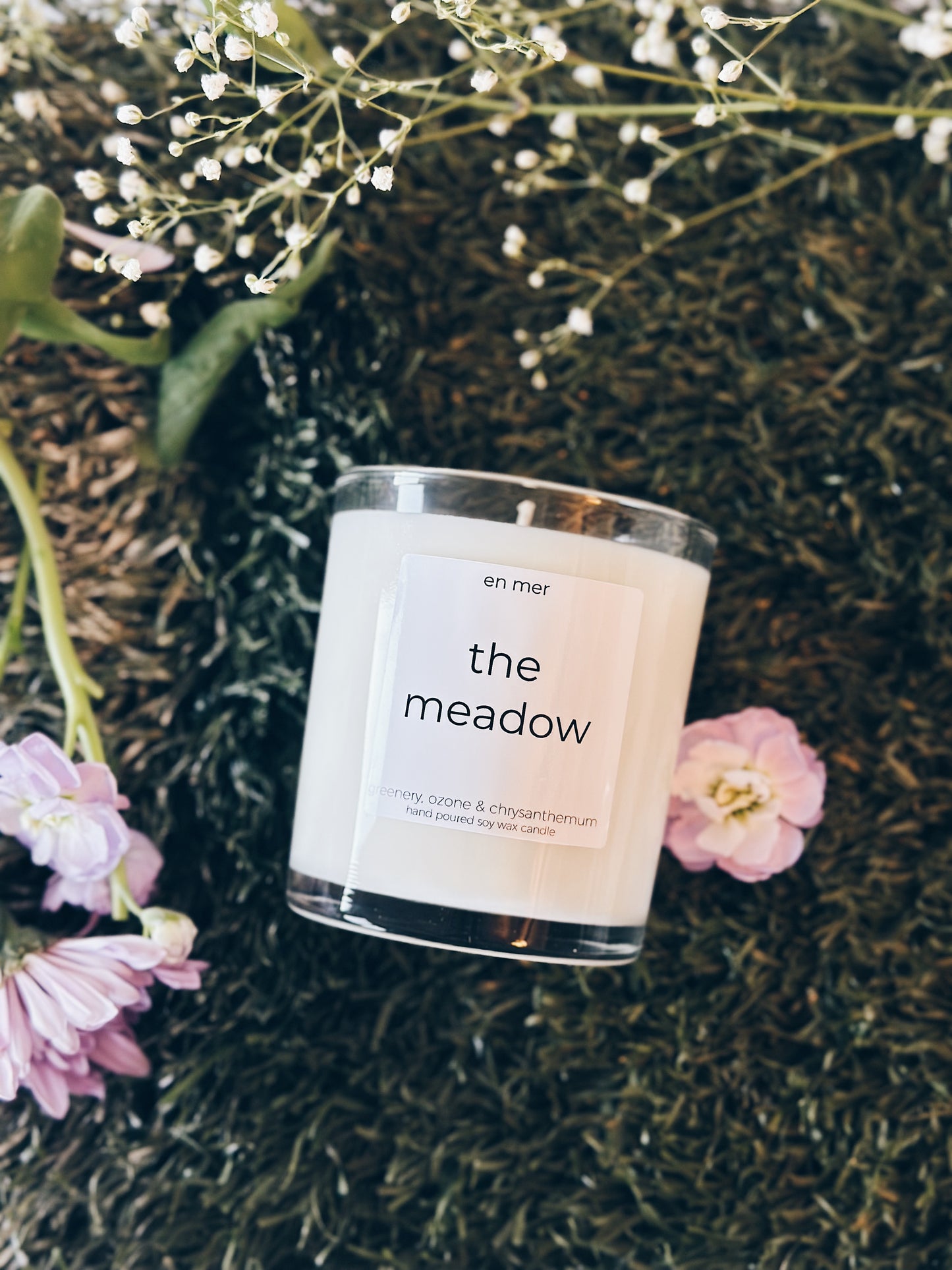 en mer | the meadow | soy wax candle & wax melts