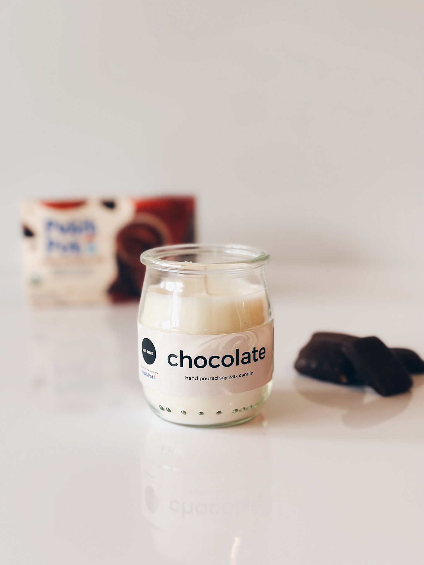 en mer x Petit Pot | chocolate | soy wax candle