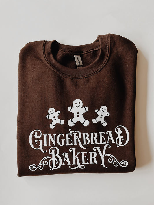 en mer | gingerbread bakery crewneck sweatshirt