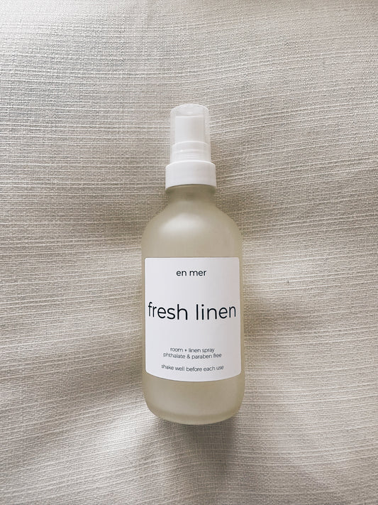 en mer | fresh linen | room + linen spray