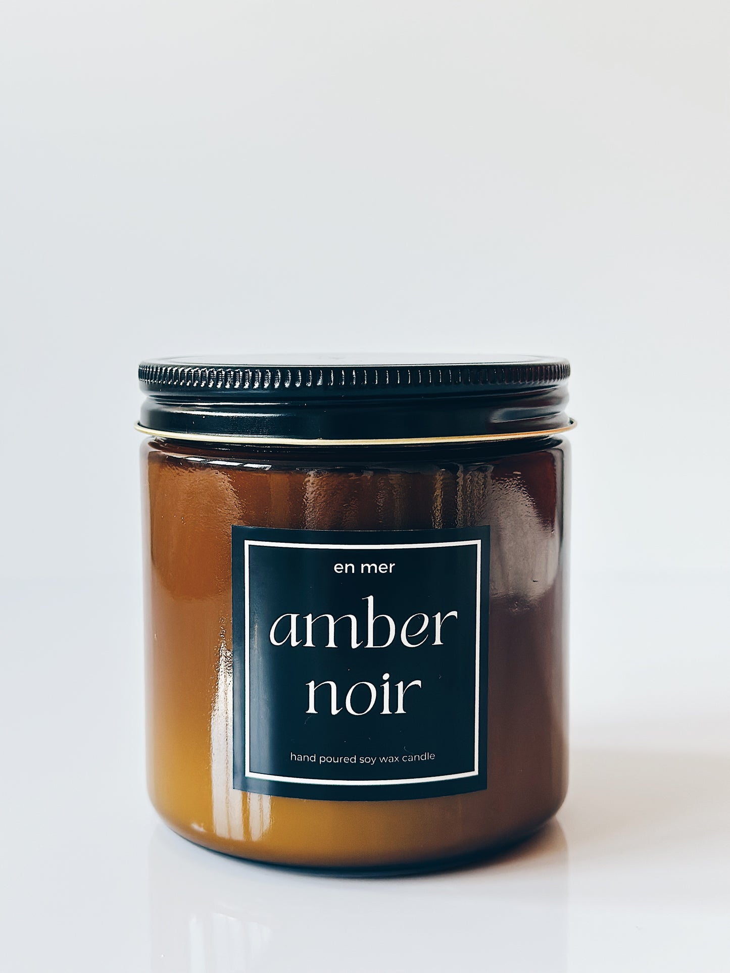 en mer LTD | amber noir | soy wax candles