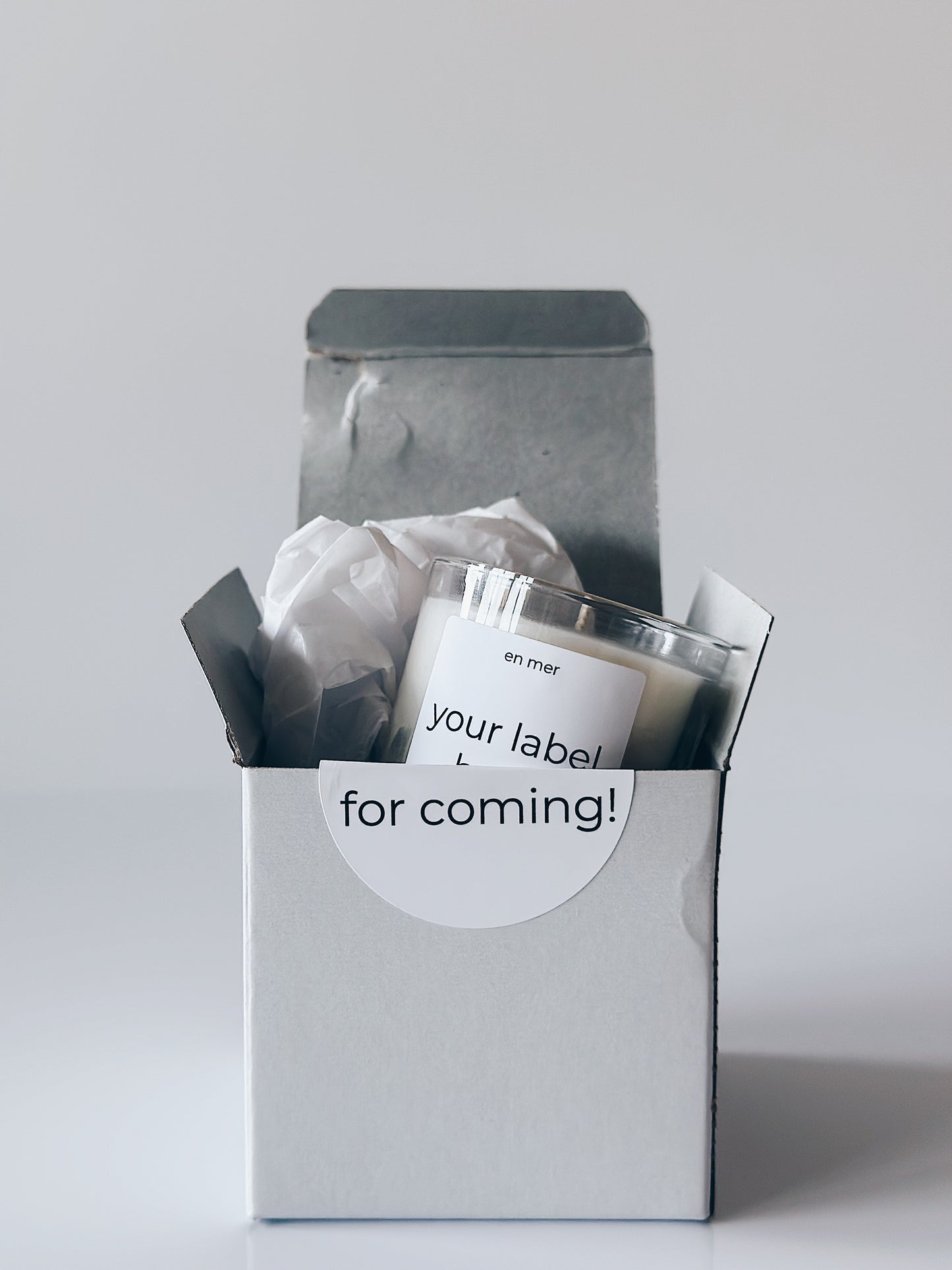 en mer | custom candle gift boxes