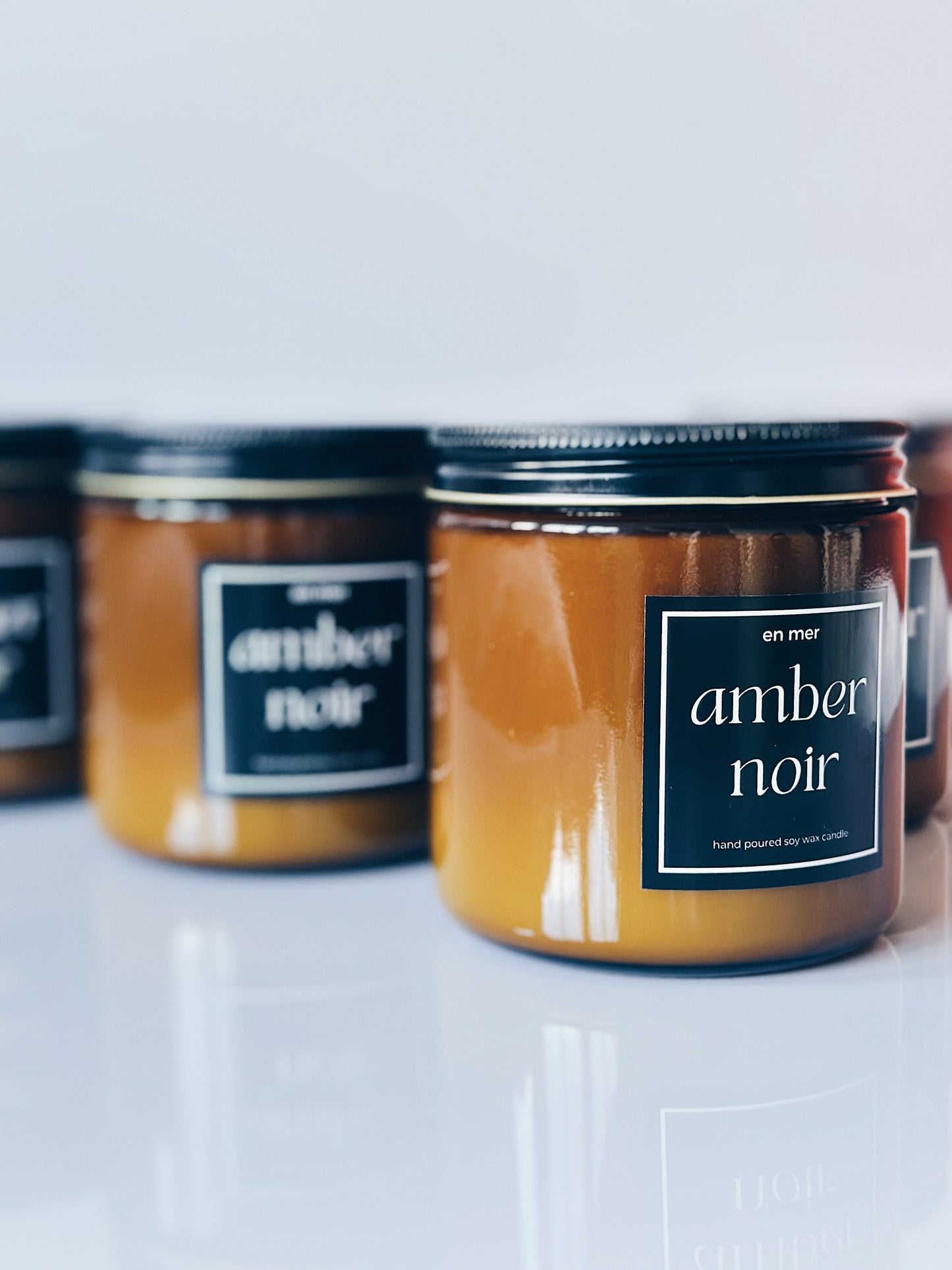 en mer LTD | amber noir | soy wax candles